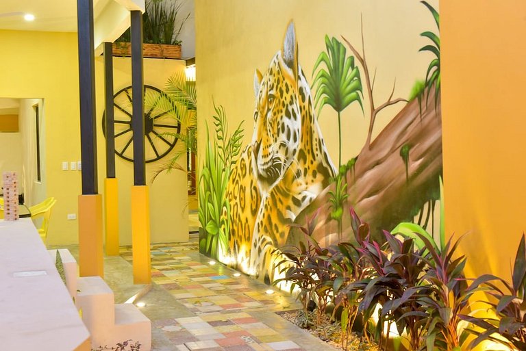 K an nah Diseño tropical inspirado en el jaguar