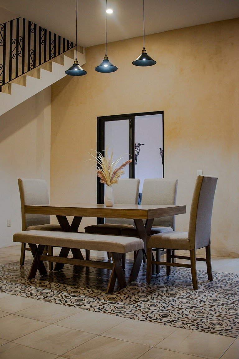 Casa 59, con alberca en el centro