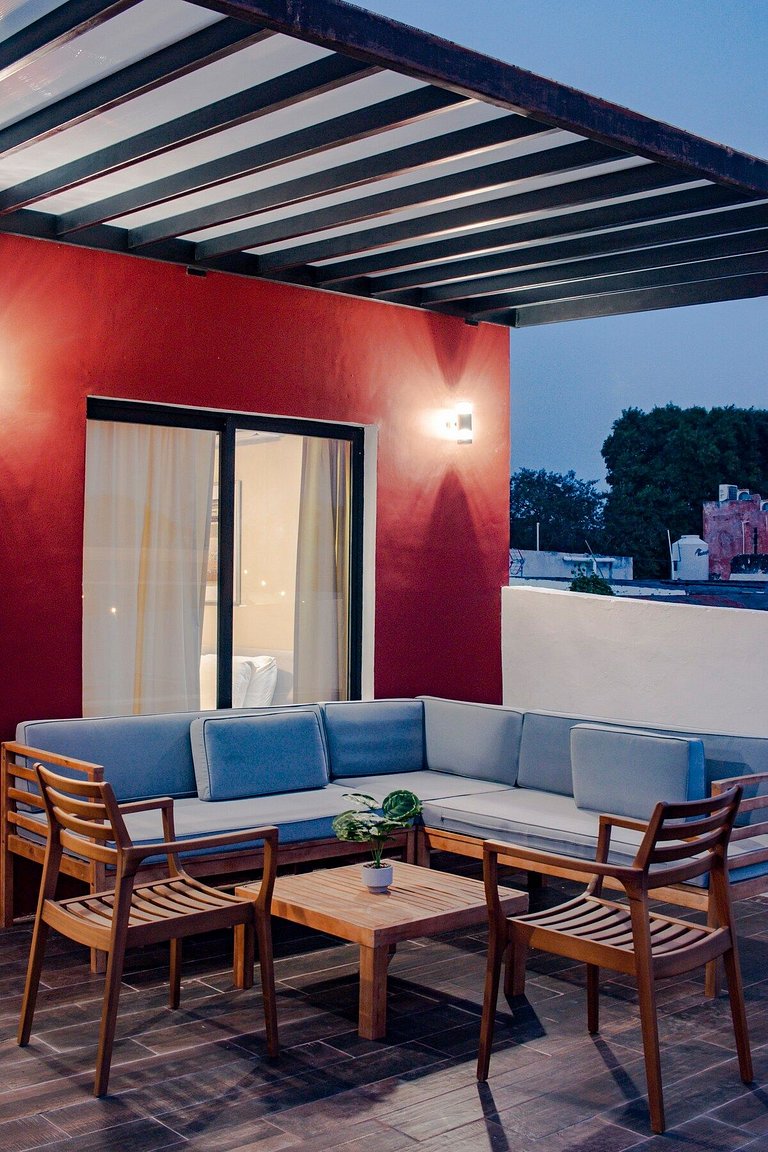 Casa 59, con alberca en el centro