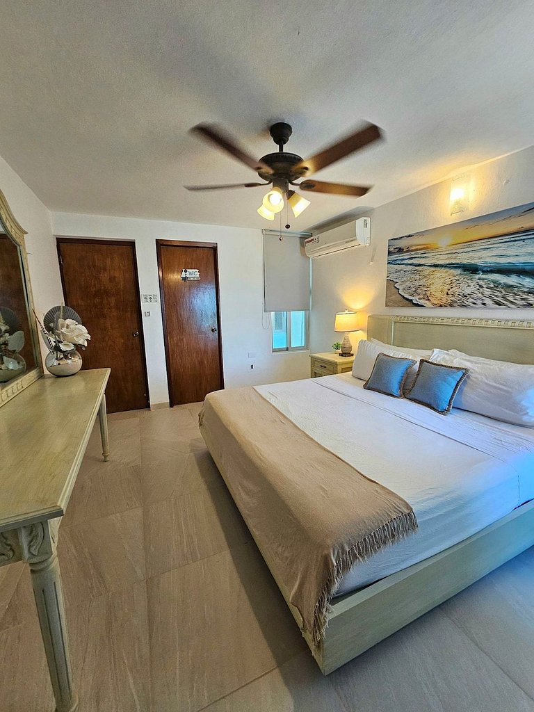 Departamento a la orilla del mar