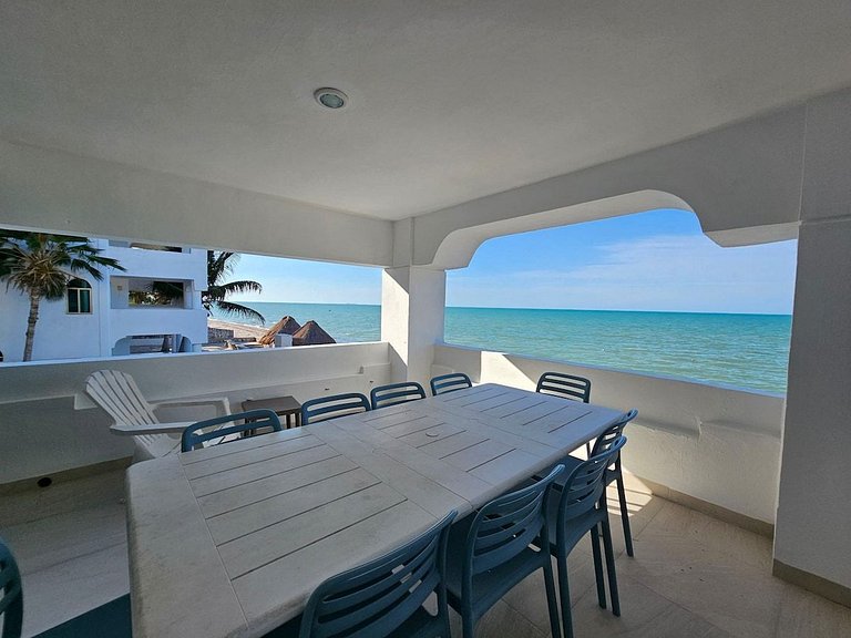 Departamento a la orilla del mar