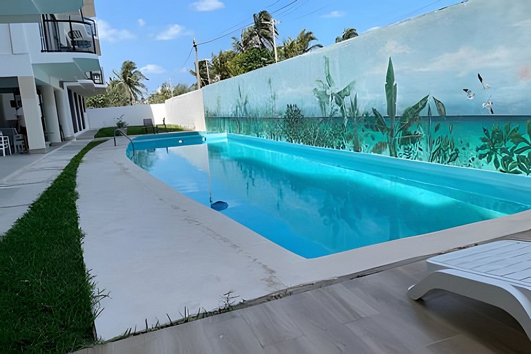 Condo Chicxulub a una cuadra del Mar