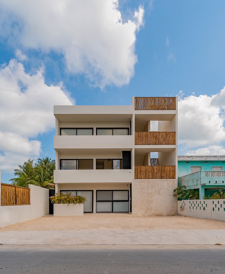 Departamento de playa con Alberca