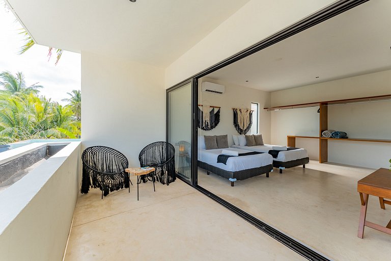 Departamento de playa con Alberca