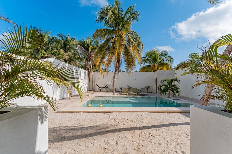 Departamento de playa con Alberca