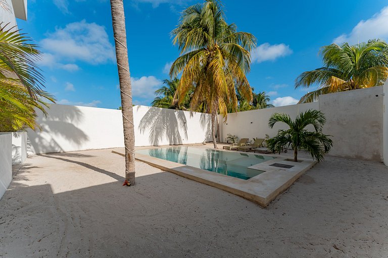 Departamento de playa con Alberca