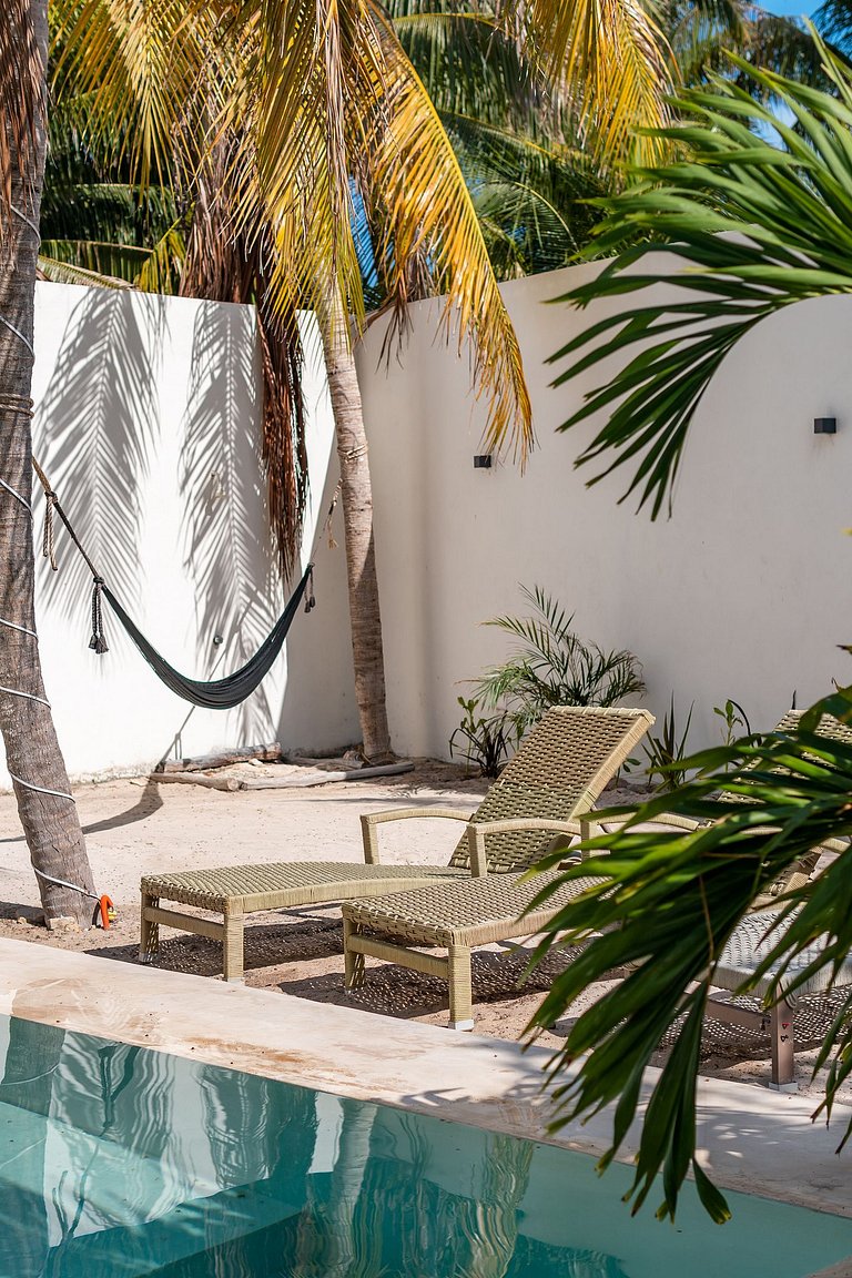 Departamento de playa con Alberca