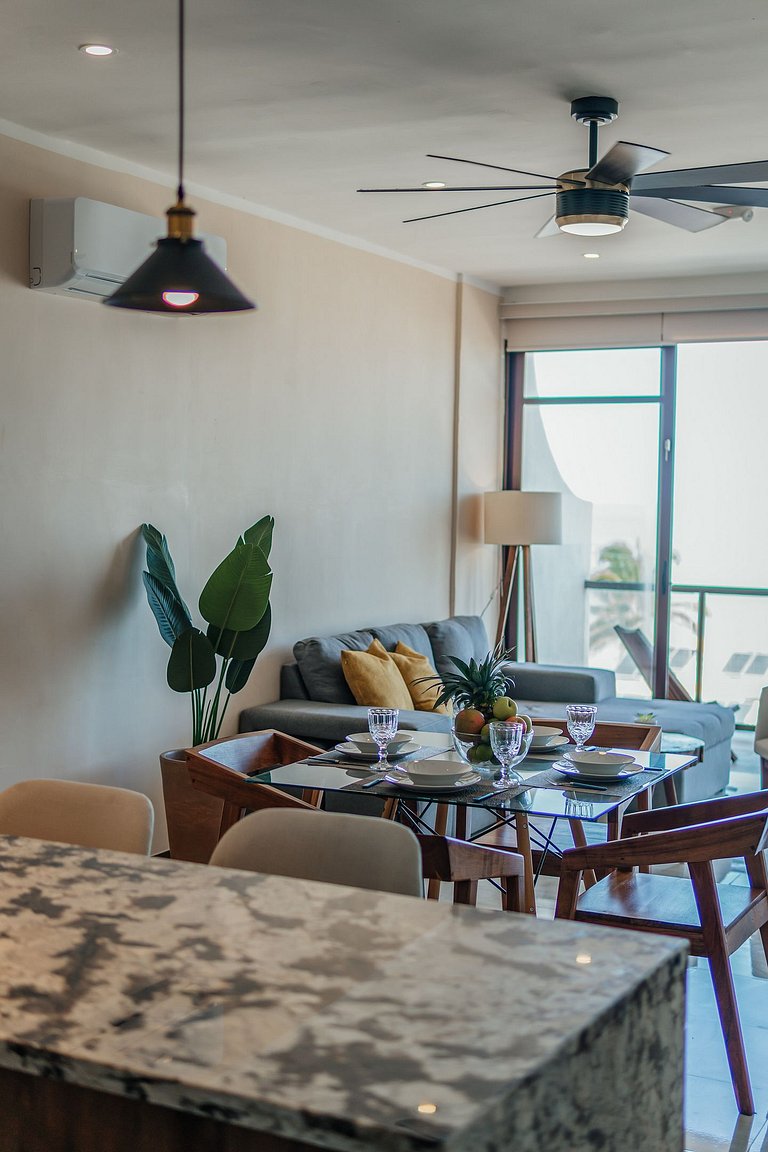 Condo Chicxulub a una cuadra del Mar