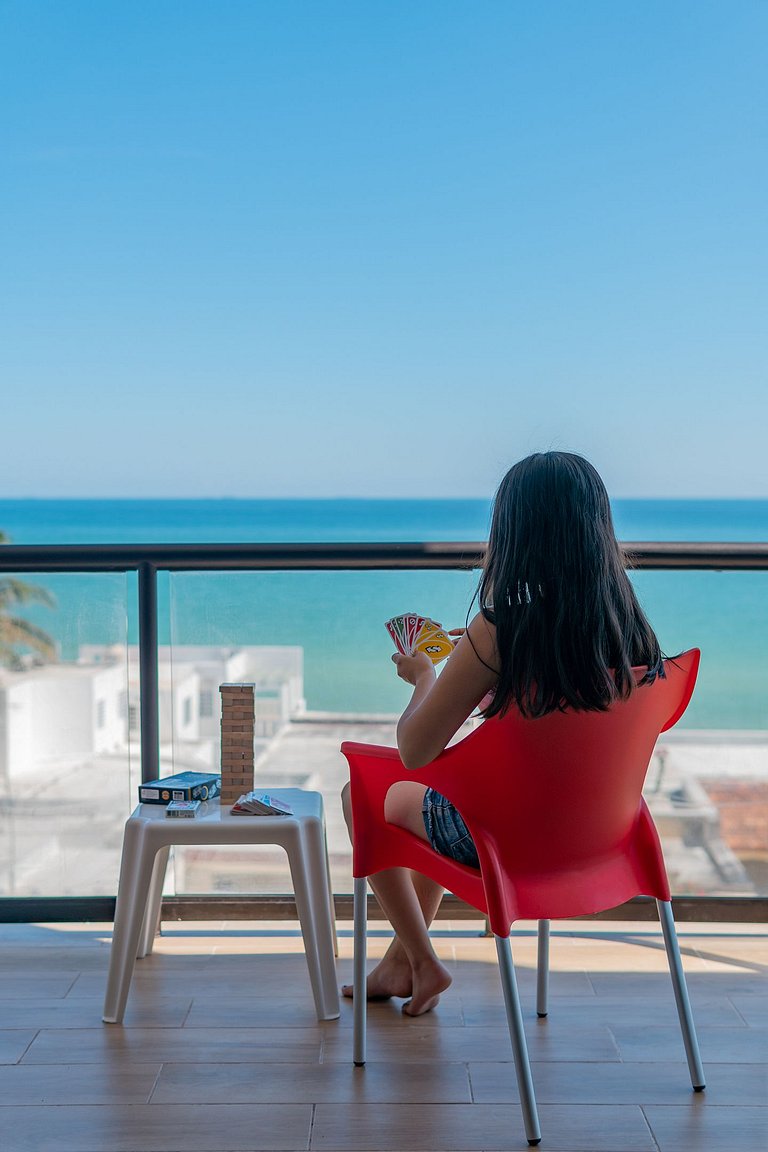 Condo vista al mar, alberca rooftop Chixchulub