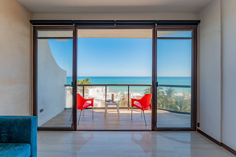 Condo vista al mar, alberca rooftop Chixchulub