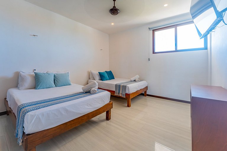 Condo vista al mar, alberca rooftop Chixchulub