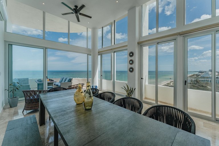 Departamento con espectaculares vistas al mar