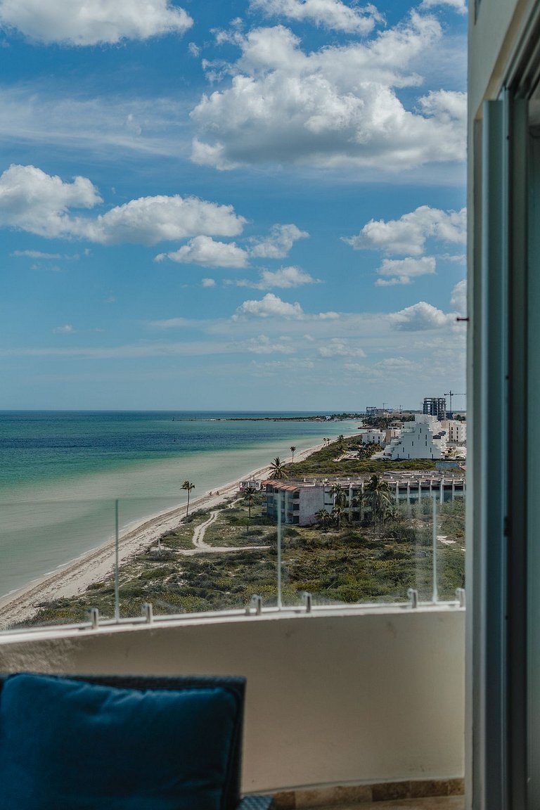 Departamento con espectaculares vistas al mar