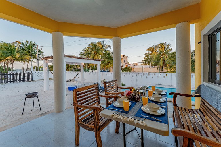 KIN House casa de playa con alberca