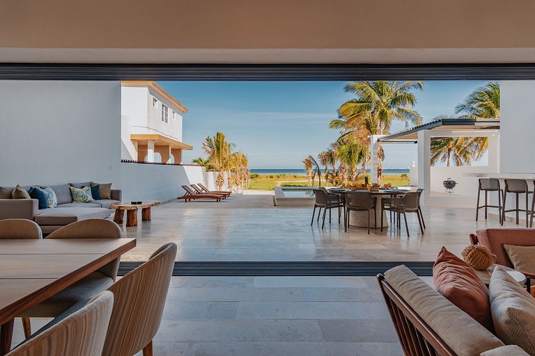 Villa de lujo frente al mar de Progreso