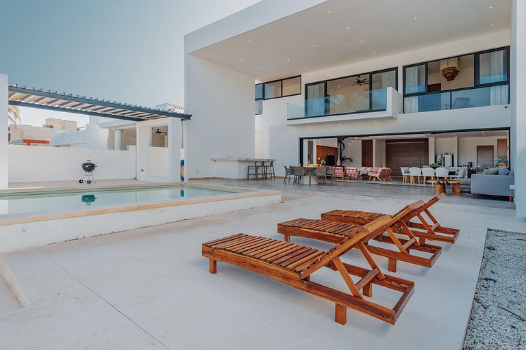 Villa de lujo frente al mar de Progreso